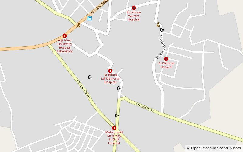 Tando Allahyar location map