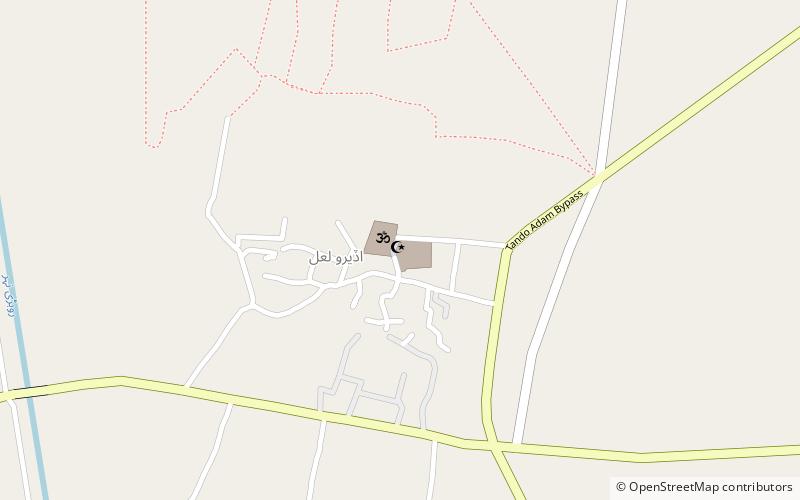 Shrine at Odero Lal location map