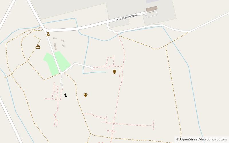Grandes baños de Mohenjo-Daro location map
