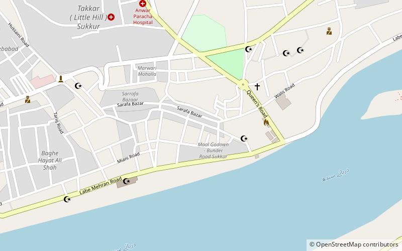 Sukkur location map