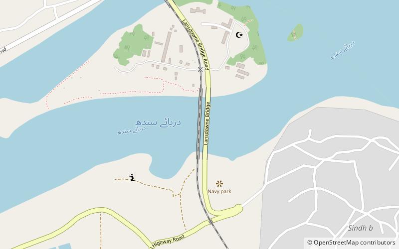 Ayub Bridge location map
