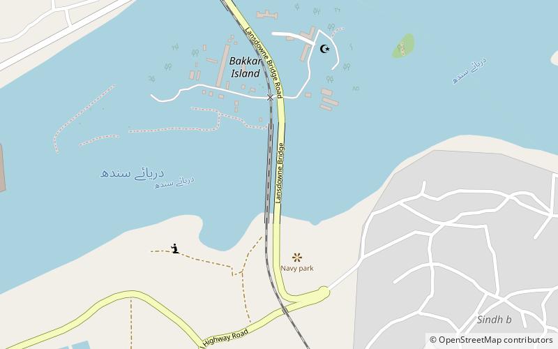 Lansdowne Bridge location map