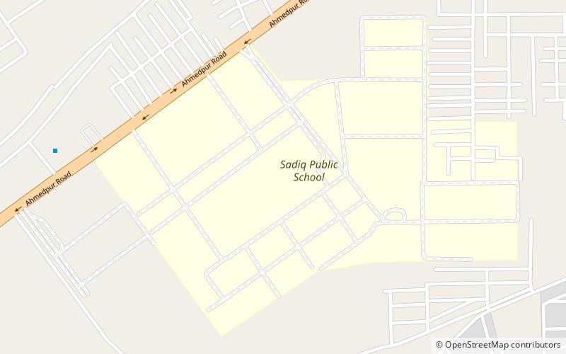 sadiq public school bahawalpur location map