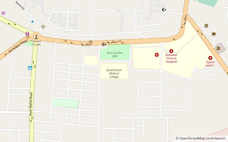 Quaid-e-Azam Medical College location map
