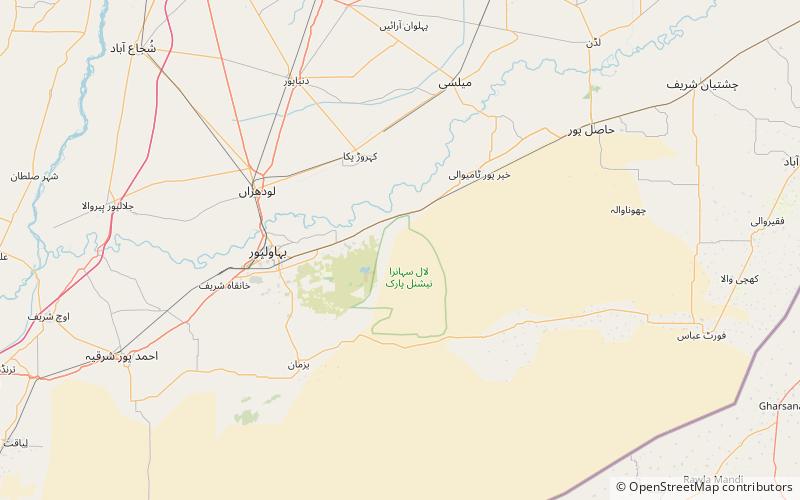 Lal Suhanra National Park location map