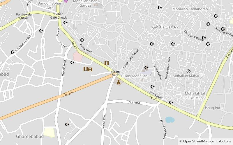 haram gate multan location map