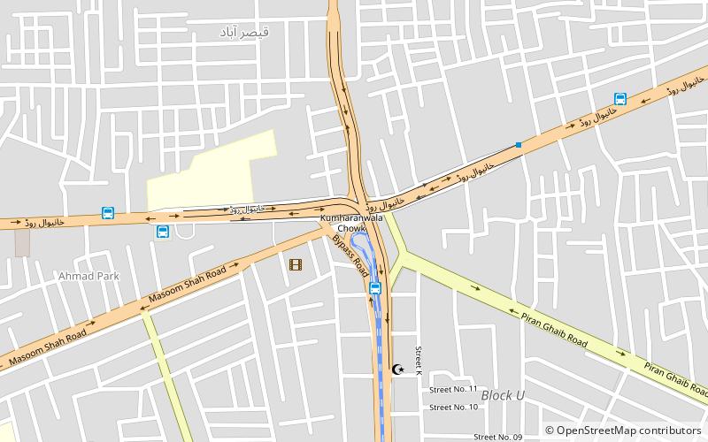 Chowk Kumharanwala Level II Flyover location map