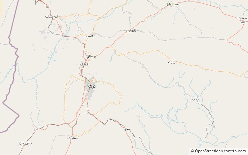 loe nekan hazarganji chiltan national park location map