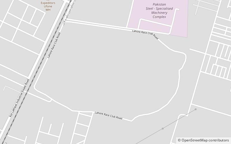 Lahore Race Club location map