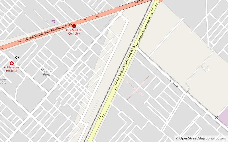 nishatabad faisalabad location map