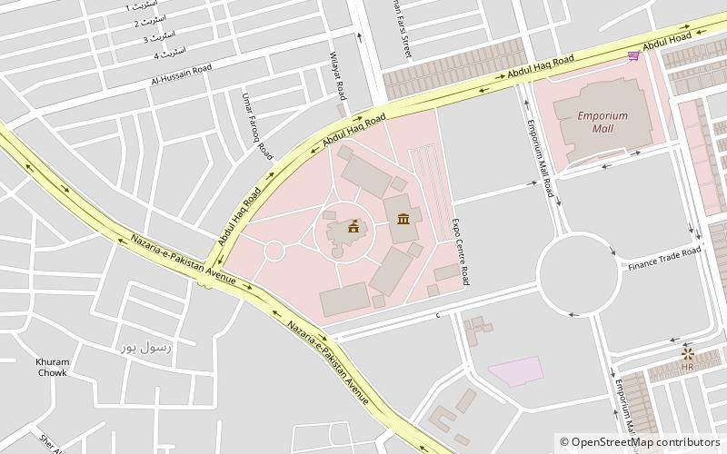 Lahore International Expo Centre location map