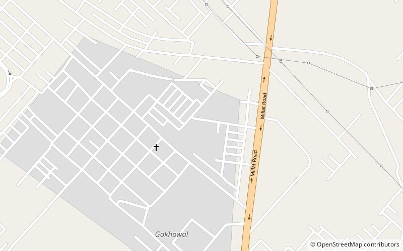 gokhowal faisalabad location map