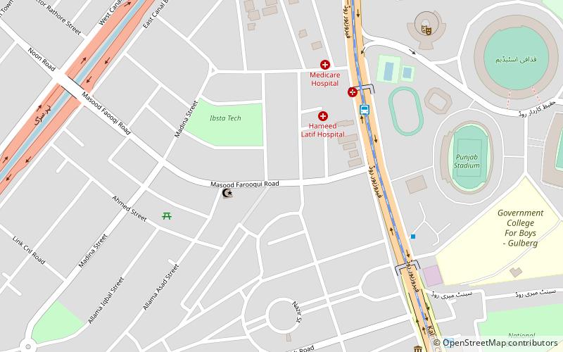 raja market lahore location map