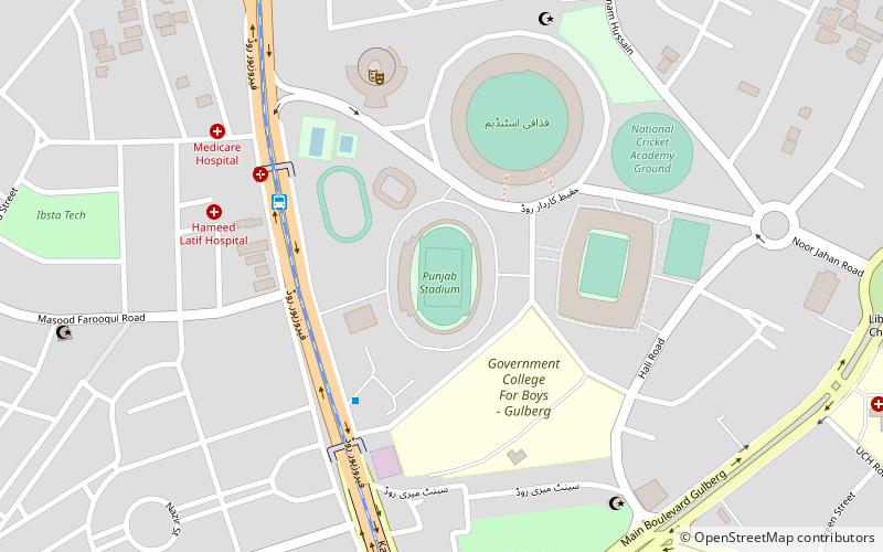 Punjab Stadium location map