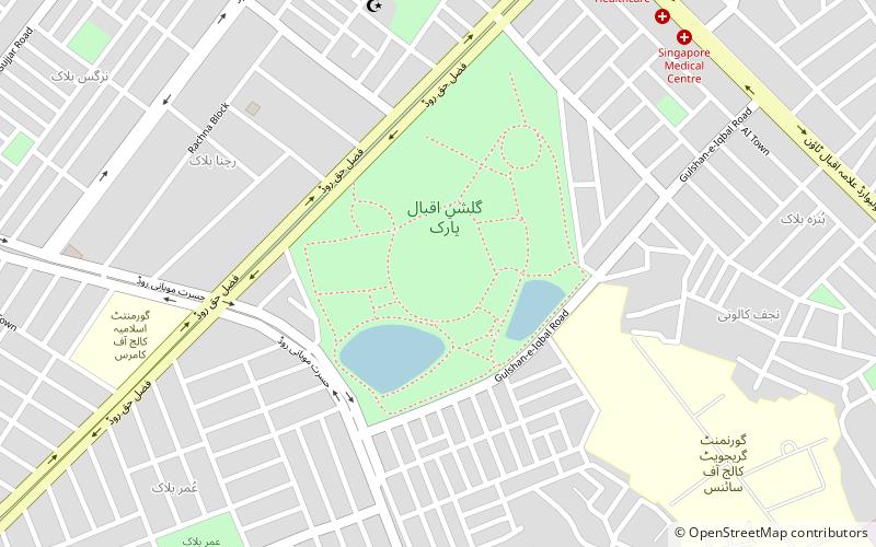 Parc Gulshan-e-Iqbal location map