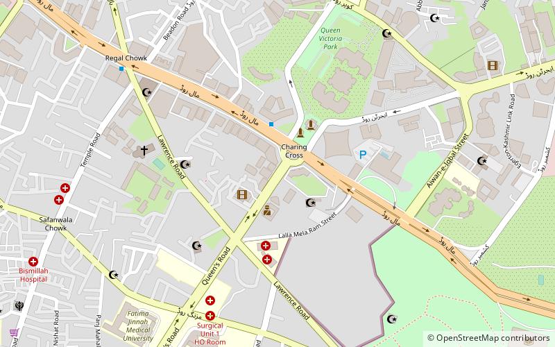 Charing Cross location map