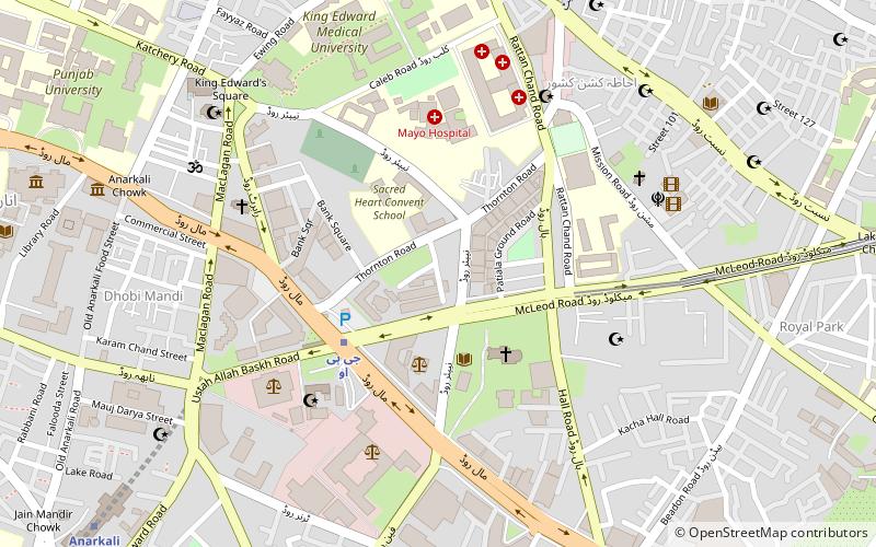 Anarkali Bazaar location map