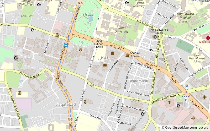 punjab public library lahaur location map