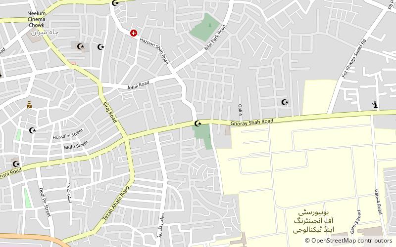 ghoray shah lahore location map