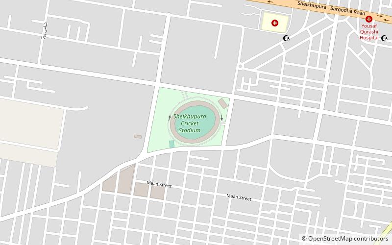 Sheikhupura Stadium location map