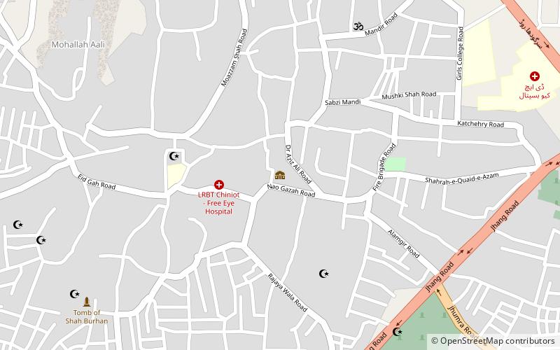 Omar Hayat Mahal location map