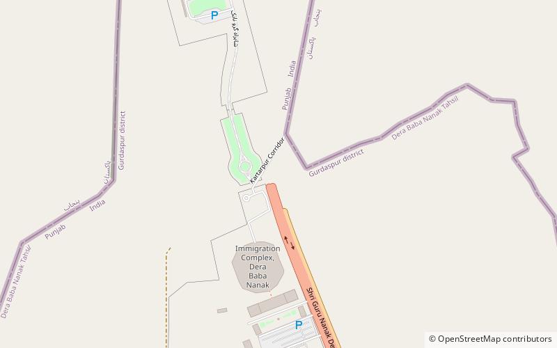 kartarpur corridor location map