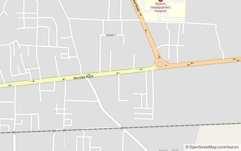 Narowal location map