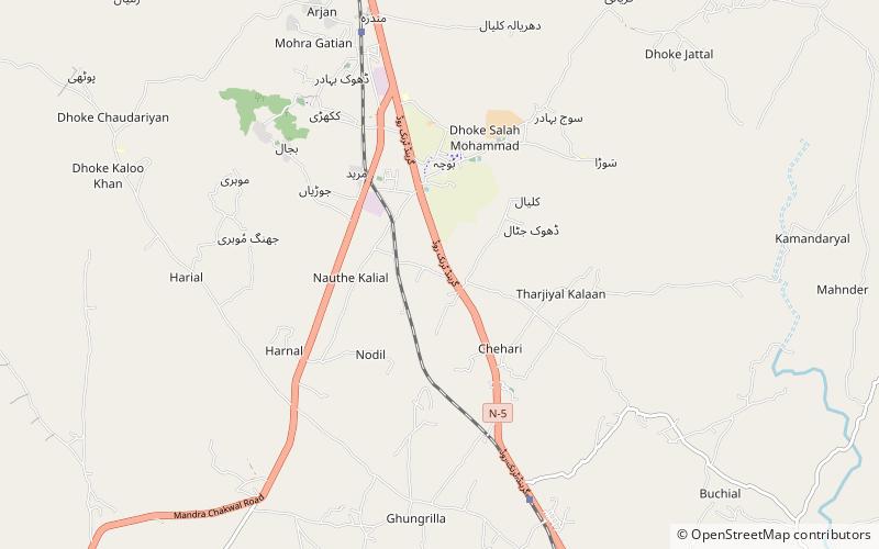 Rawalpindi District location map