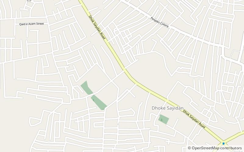 allama iqbal colony rawalpindi location map