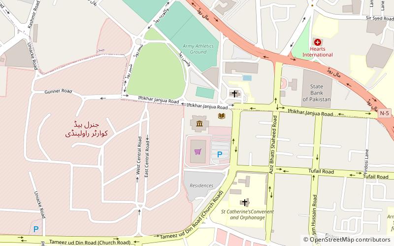 Pakistan Army Museum location map