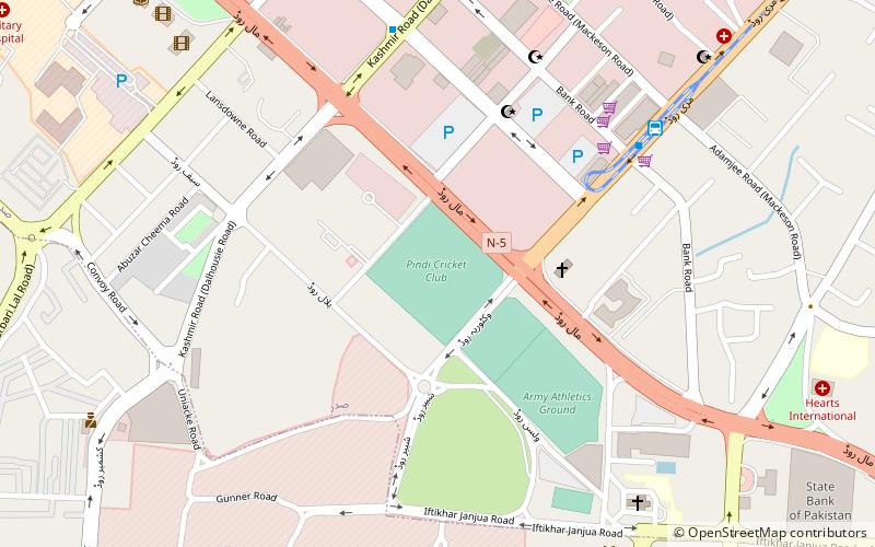 pindi club ground rawalpindi location map