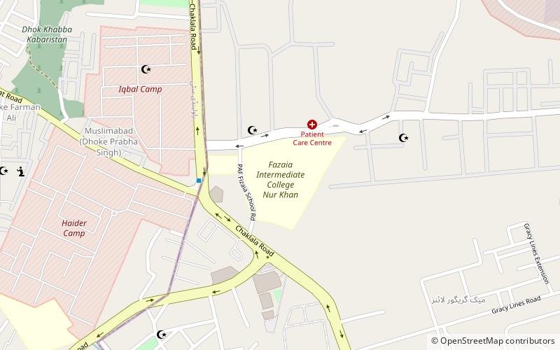 fazaia intermediate college rawalpindi location map