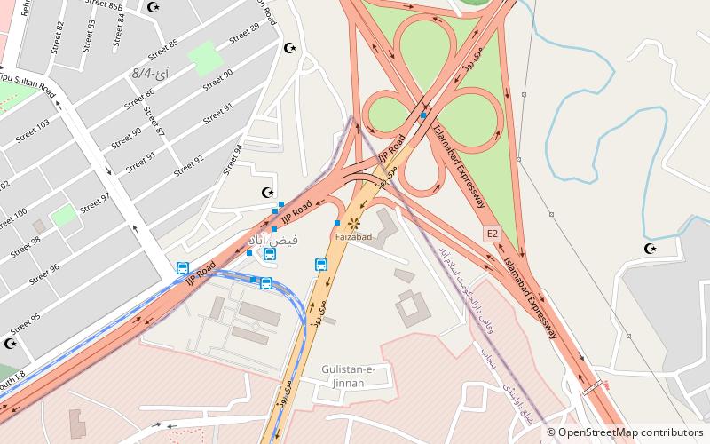 Faizabad Interchange location map