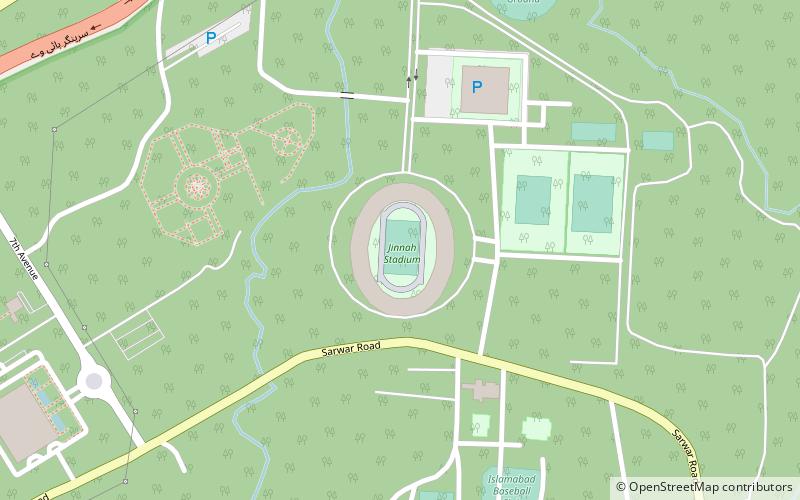 Stadion Jinnah location map