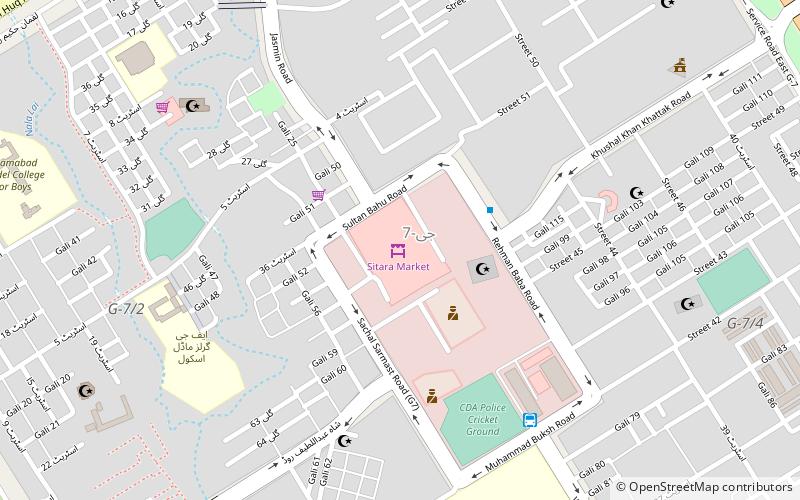 Sitara Market G-7/2 location map