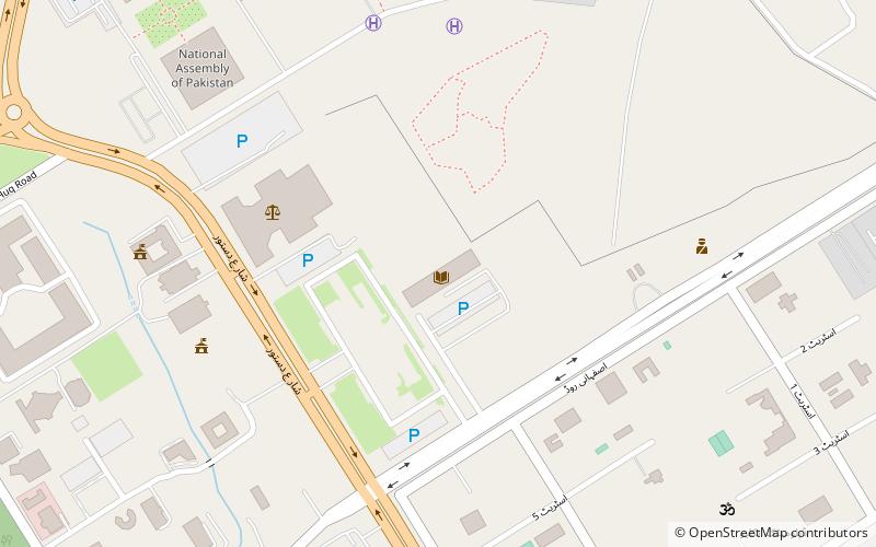 Pakistanische Nationalbibliothek location map