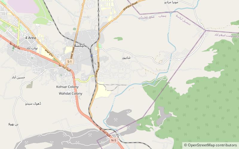 Taxila Cantonment location map