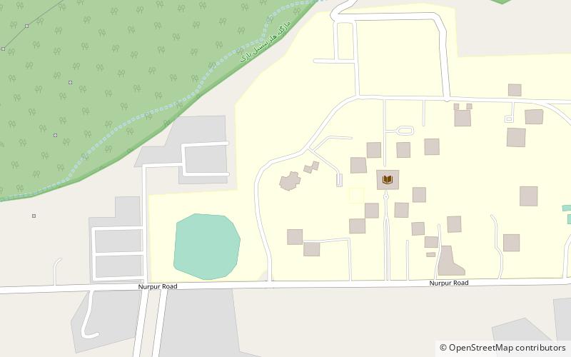 Quaid-i-Azam University location map