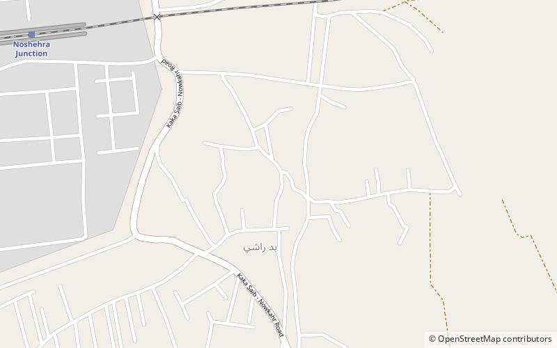 nowshera cantonment location map