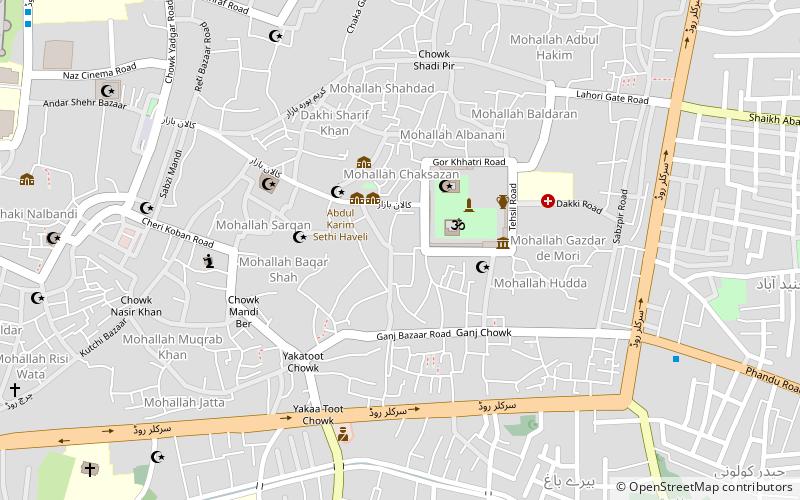 city museum peshawar location map