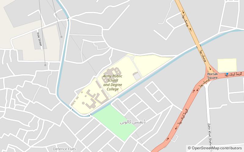 Army Public School Peshawar location map