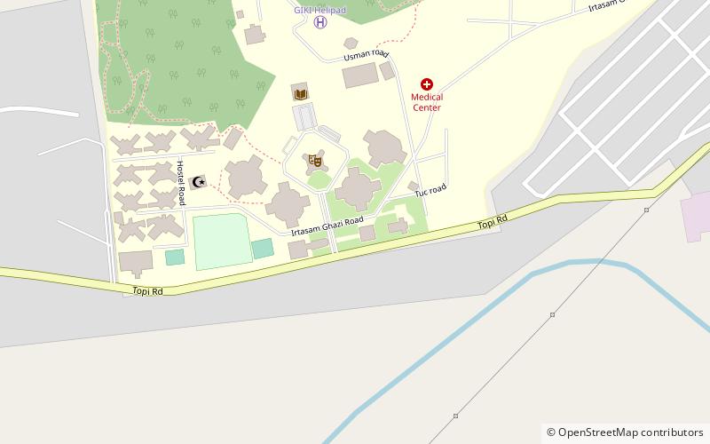 GIK Institute Clock Tower location map