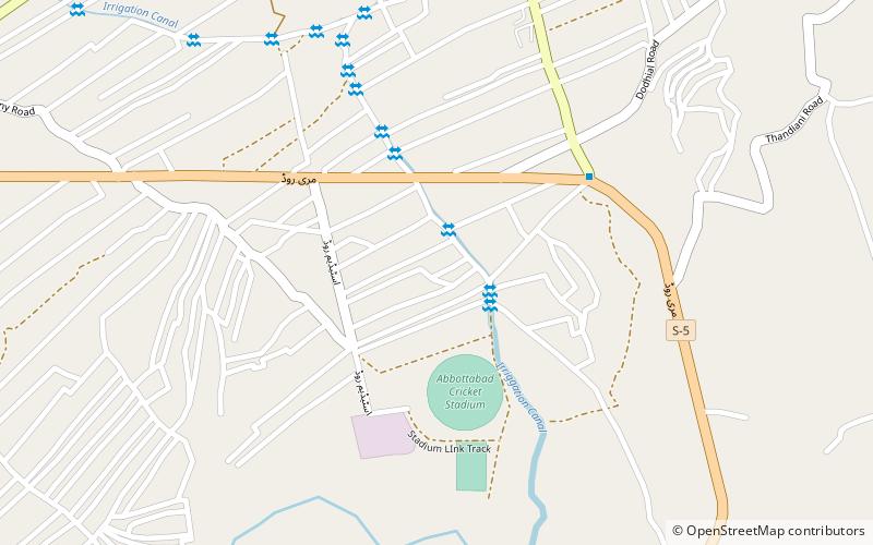 abbottabad cricket stadium location map