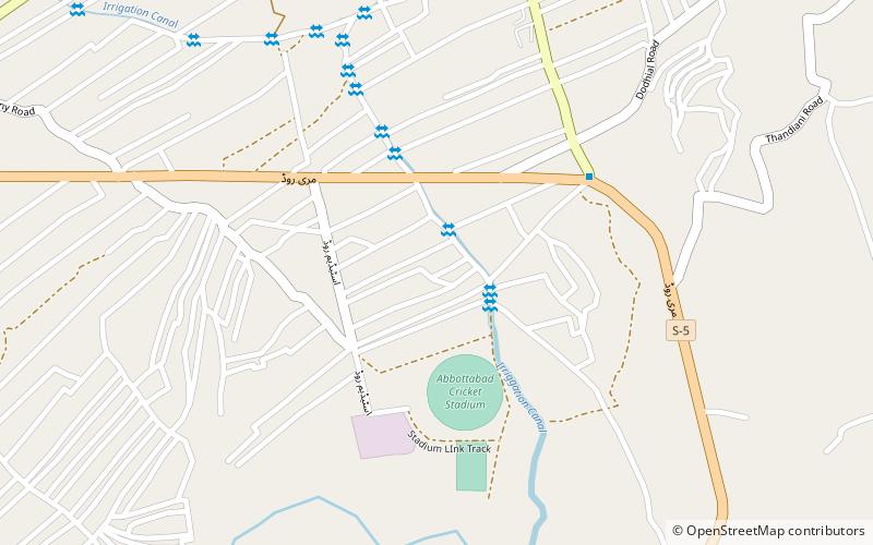 Abbottabad Cricket Stadium location map