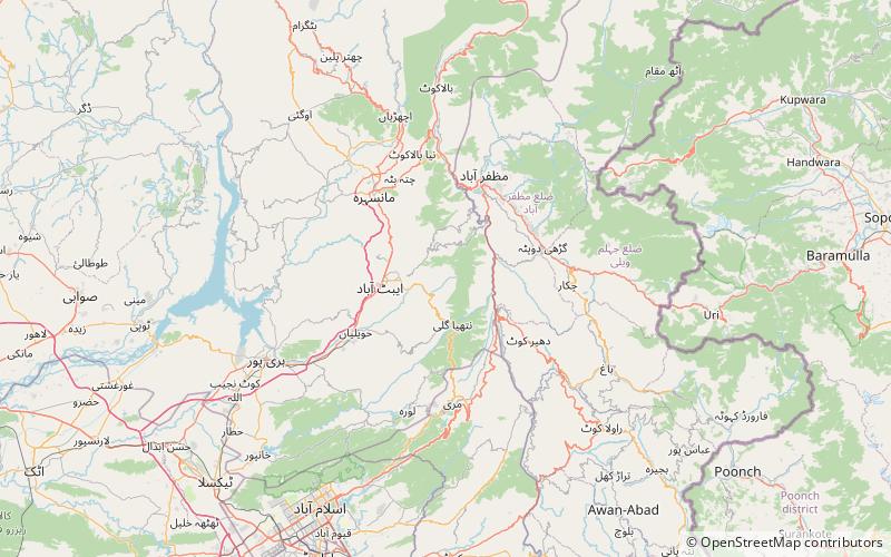 phalkot abbottabad location map