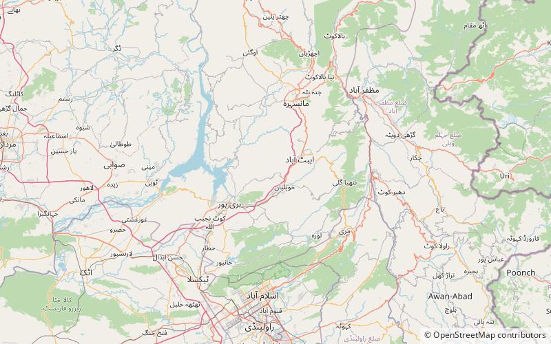 kokal abbottabad location map