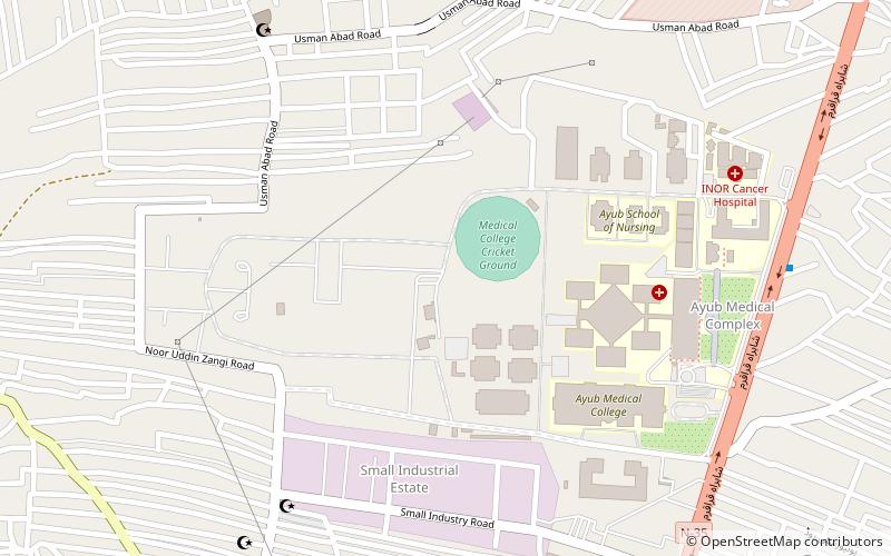 makran medical college abbottabad location map