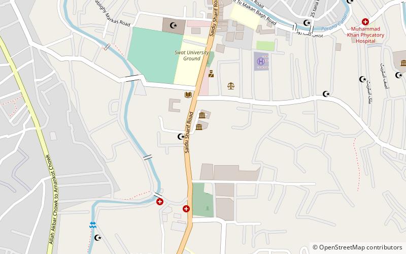 Swat Museum location map