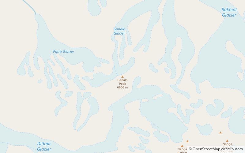 Ganalo Peak location map