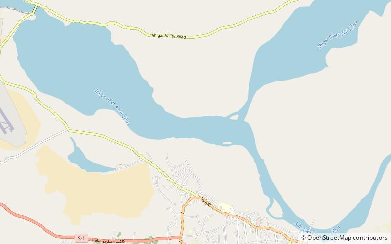 katzarah dam skardu location map